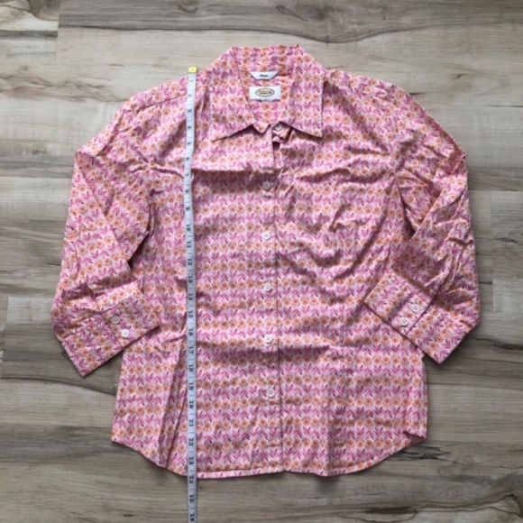 Stretchy Talbots Button Up Blouse - Picture 3 of 7